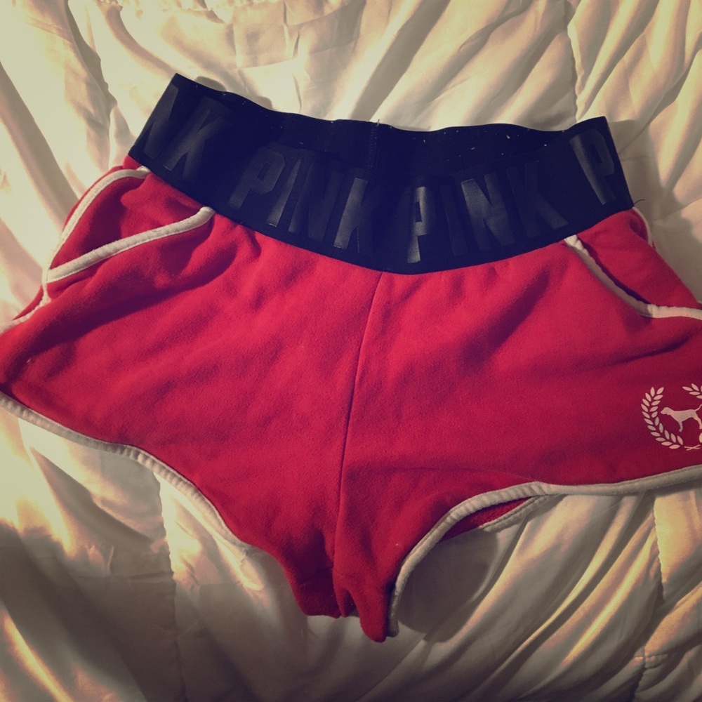 PINK shorty shorts | M
